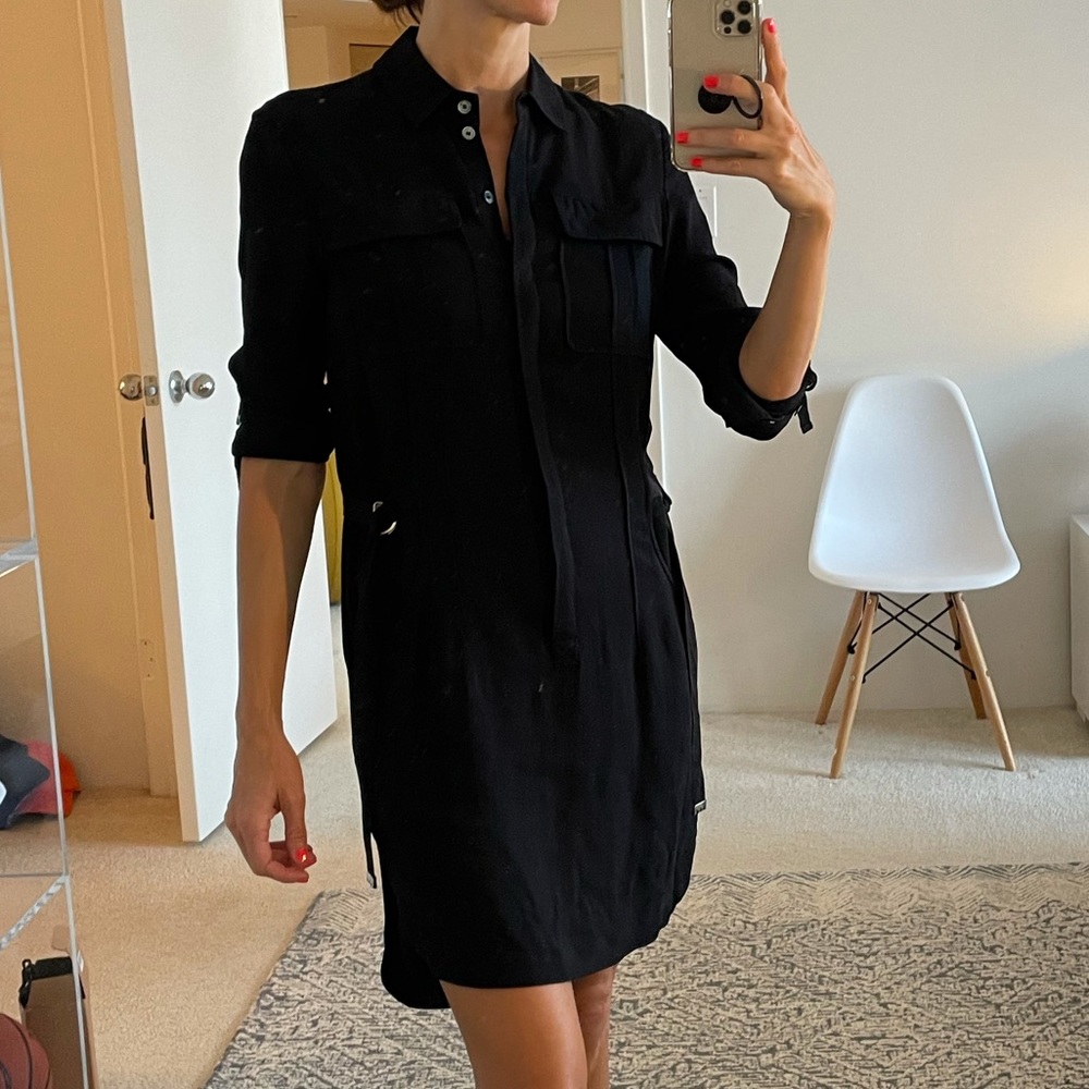 L.A.M.B Military black dress